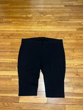 Torrid Women's Black Capri Pants Plus Size 6X High Rise Pull On Stretch